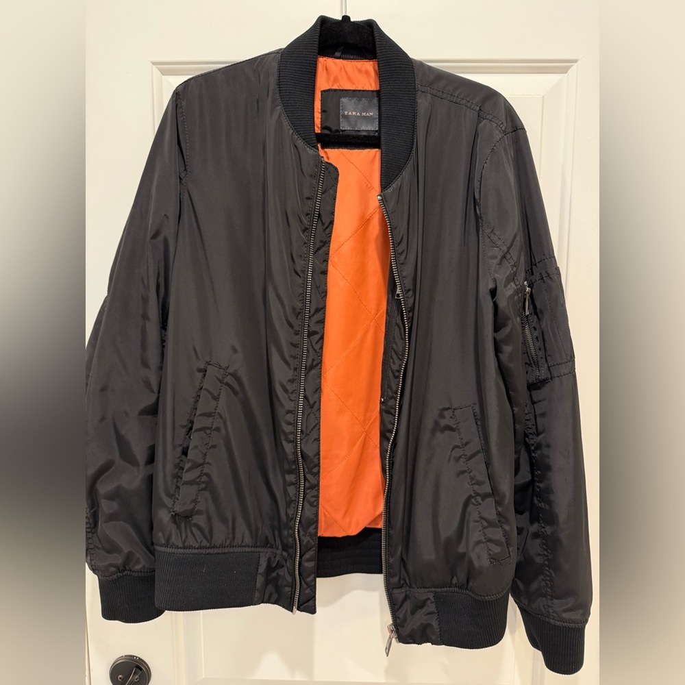 ZARA Men’s Bomber Jacket LARGE